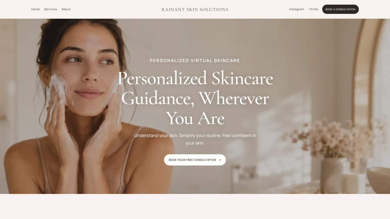 Radiant Skin Solutions forside